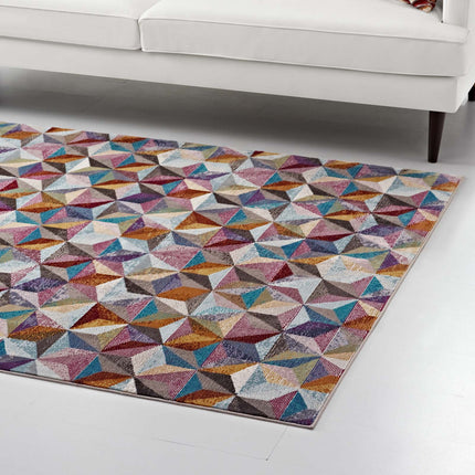 Modway R-1092-810 Arisa Geometric Hexagon Mosaic 8x10 Area Rug Modway