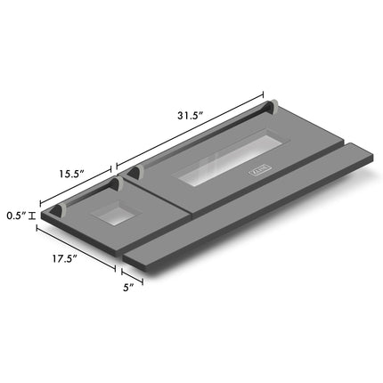 ZLINE 48 in. Black Matte Range Doors for RA and RG Models (RA-DR-BLM-48)