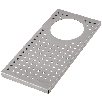 Ruvati 22 inch Glass Rinser and Sink Combo for Wet Bar Bottle Washer Station Drop in Topmount - RVH8262ST Ruvati
