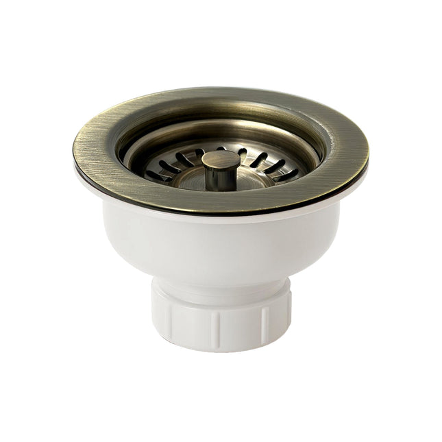 Whitehaus 3 1/2" Basket Strainer - RNW35-AB Whitehaus