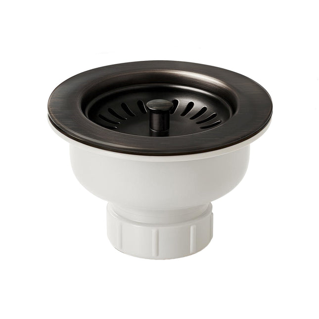 Whitehaus 3 1/2" Basket Strainer - RNW35-MB Whitehaus