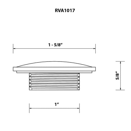Ruvati Kitchen Sink Hole Plug - Stainless Steel RVA1017 Ruvati