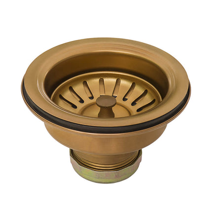 Ruvati Kitchen Sink Strainer Drain Assembly - Copper Tone Stainless Steel - RVA1022CP Ruvati