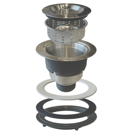 Ruvati RVA1025 Kitchen Sink Basket Strainer - Stainless Steel Ruvati