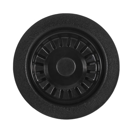 Ruvati Kitchen Sink Basket Strainer Drain Assembly - Matte Black - RVA1038BL Ruvati