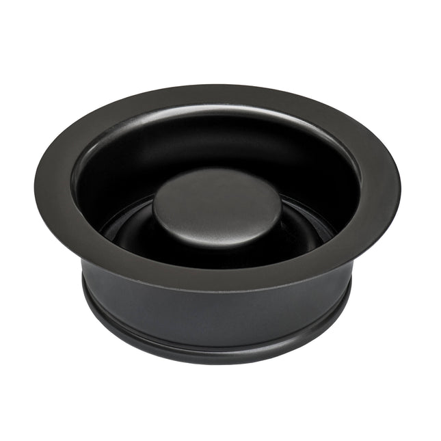 Ruvati Garbage Disposal Flange for Kitchen Sinks - Gunmetal Black Stainless Steel - RVA1041BL Ruvati