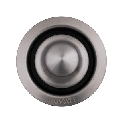 Ruvati Kitchen Sink Garbage Disposal Flange with Basket Strainer and Stopper - Stainless Steel - RVA1052ST Ruvati