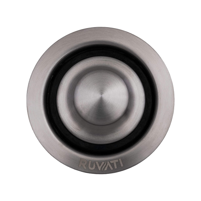 Ruvati Kitchen Sink Garbage Disposal Flange with Basket Strainer and Stopper - Stainless Steel - RVA1052ST Ruvati