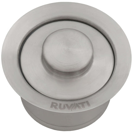 Ruvati Extended Garbage Disposal Flange with Deep Basket Strainer and Stopper - Stainless Steel - RVA1052ST Ruvati