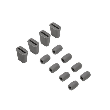 Ruvati Rinse Grid Bumpers (6 qty) and Feet (4 qty) Set - Gray - RVA11019 Ruvati