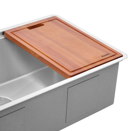 Ruvati 17 x 11 inch Solid Wood Replacement Cutting Board for Ruvati Workstation Sinks - RVA1217 Ruvati