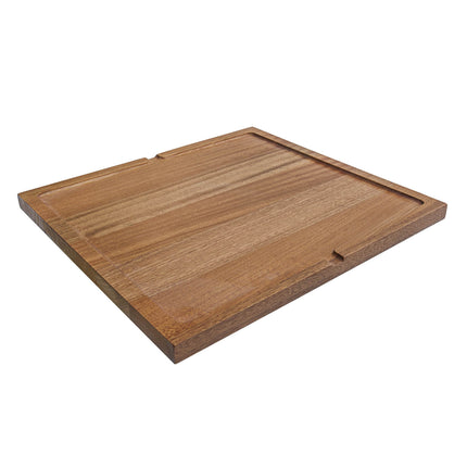Ruvati 17 x 16 inch Solid Wood Dual-Tier Replacement Cutting Board for Ruvati Workstation Sinks - RVA1233 Ruvati