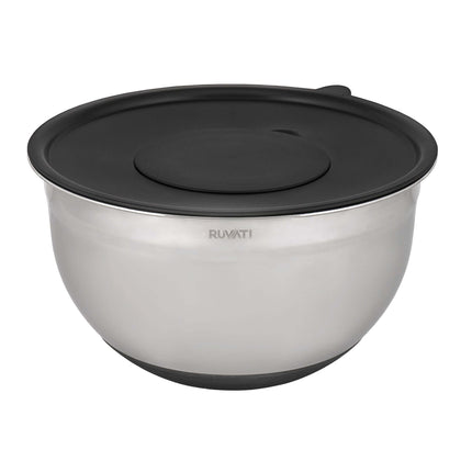 Ruvati Mixing Bowl and Colander with Black Composite Platform (complete set) for Workstation Sinks - RVA1288BWC Ruvati