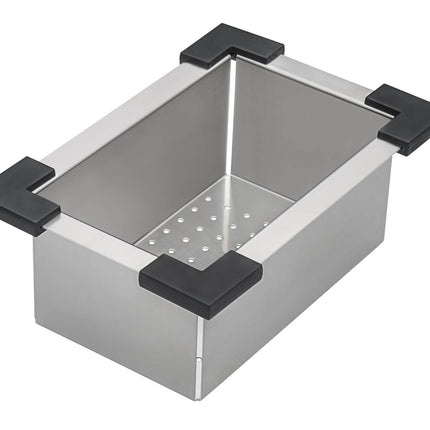 Ruvati replacement colander for RVH8215 sink - Stainless Steel with Plastic Corners - RVA1315 Ruvati