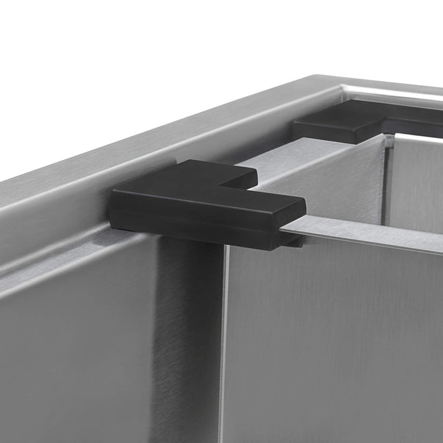 Ruvati Workstation Sink Replacement Colander 17 inch Stainless Steel with Plastic Corners - RVA1327 Ruvati