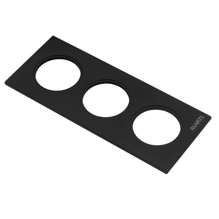 Ruvati Black Composite Replacement Platform for 3 Bowl Condiment Tray Ruvati Workstation Serving Board - RVA1344BWC Ruvati