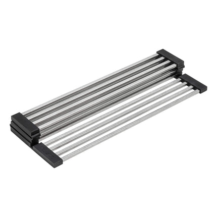 Ruvati Stainless Steel and Silicone Foldable Drying Rack Replacement for RVG2310 Workstation Sink - RVA1391 Ruvati