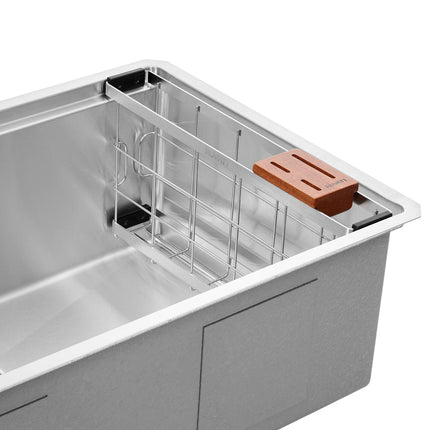 Ruvati Multi-function Workstation Organizer and Cutting Board Caddy with Soap Dispenser and Knife Block - RVA1580 Ruvati