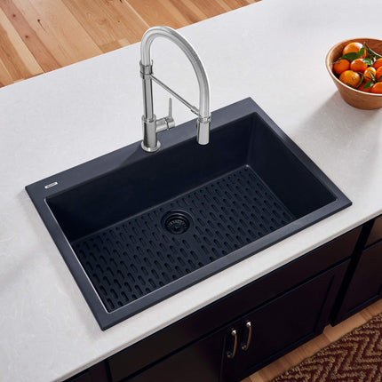 Ruvati Silicone Bottom Grid Sink Mat for RVG1080 and RVG2080 Sinks - Black - RVA41080BK Ruvati