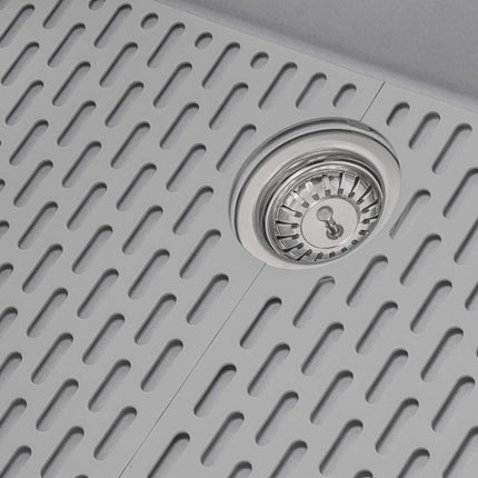 Ruvati Silicone Bottom Grid Sink Mat for RVG1080 and RVG2080 Sinks - Gray - RVA41080GR Ruvati