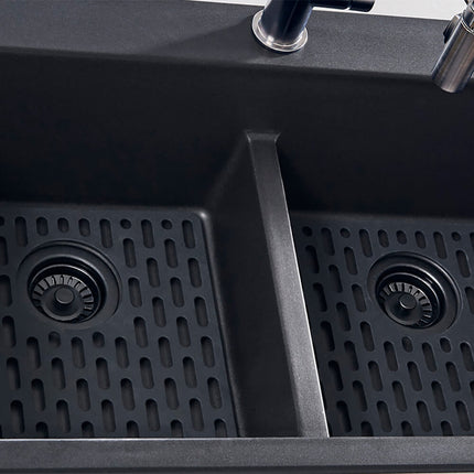 Ruvati Silicone Bottom Grid Sink Mat for RVG1385 and RVG2385 Sinks - Black - RVA41385BK Ruvati