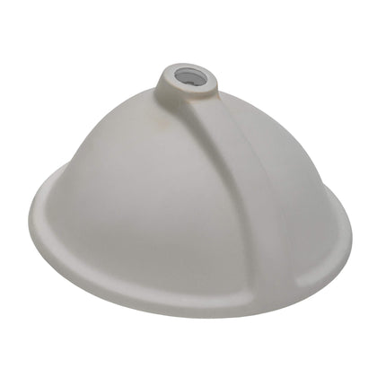 Ruvati 17 x 14 inch Undermount Bathroom Vanity Sink White Oval Porcelain Ceramic with Overflow - RVB0619 Ruvati