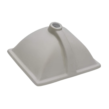 Ruvati 18 x 13 inch Undermount Bathroom Sink White Rectangular Porcelain Ceramic with Overflow - RVB0720 Ruvati