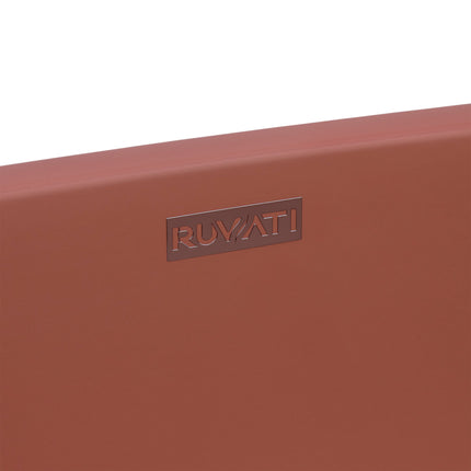Ruvati 19-inch Sedona Clay Pink epiStone Solid Surface Bathroom Vessel Sink - RVB2119TL Ruvati
