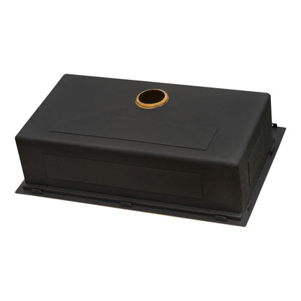 Ruvati 33 inch Polished Brass Matte Gold Workstation Drop-in Topmount Kitchen Sink Single Bowl - RVH5003GG Ruvati