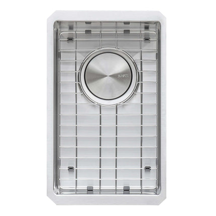Ruvati 10 inch Undermount Bar Prep 16 Gauge Kitchen Sink Round Corners Stainless Steel Single Bowl - RVH7010 Ruvati