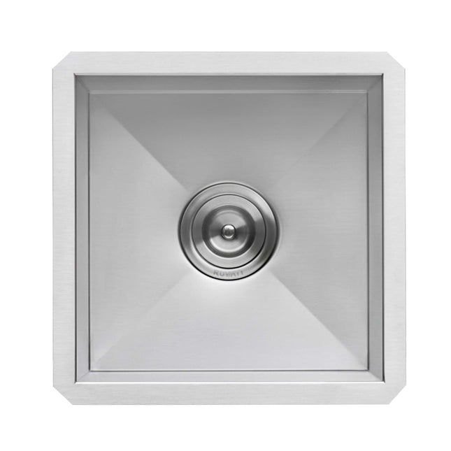 Ruvati 13 x 15 inch Undermount 16 Gauge Zero Radius Bar Prep Kitchen Sink Stainless Steel Single Bowl - RVH7113 Ruvati