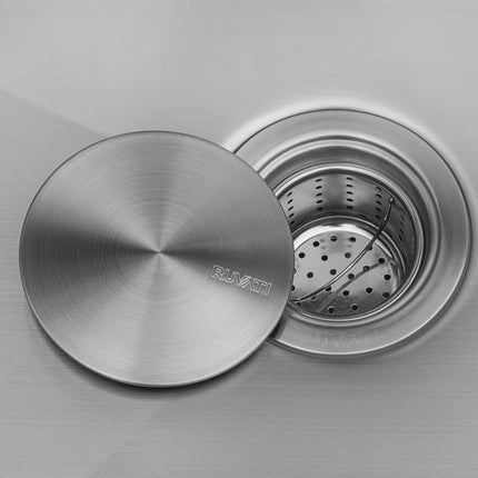 Ruvati 33-inch Workstation Two-Tiered Ledge Kitchen Sink Undermount 16 Gauge Stainless Steel - RVH8222 Ruvati