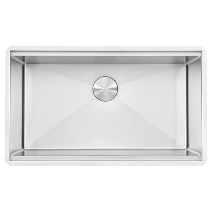 Ruvati 30-inch Workstation Rounded Corners Undermount Ledge Kitchen Sink with Accessories - RVH8320 Ruvati