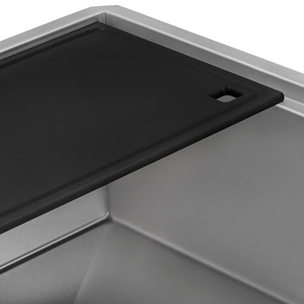 Ruvati 30-inch Workstation Slope Bottom Offset Drain Undermount 16 Gauge Kitchen Sink - RVH8584 Ruvati
