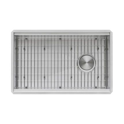 Ruvati 30-inch Workstation Slope Bottom Offset Drain Undermount 16 Gauge Kitchen Sink - RVH8584 Ruvati