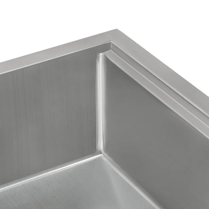 Ruvati 30-inch Apron-front Workstation Farmhouse Kitchen Sink 16 Gauge Stainless Steel Single Bowl - RVH9100 Ruvati