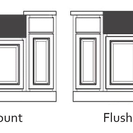 Ruvati 30 x 20 inch Fireclay Reversible Farmhouse Apron-Front Kitchen Sink Single Bowl - Gray - RVL2100GR Ruvati