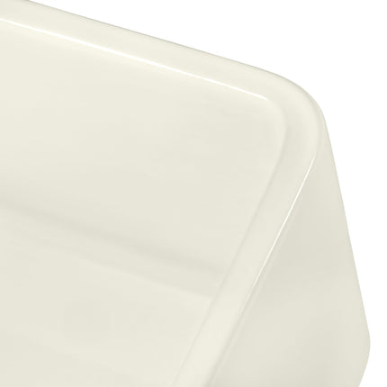 Ruvati 33 x 20 inch Fireclay Reversible Farmhouse Apron-Front Kitchen Sink Single Bowl - Biscuit - RVL2300BS Ruvati