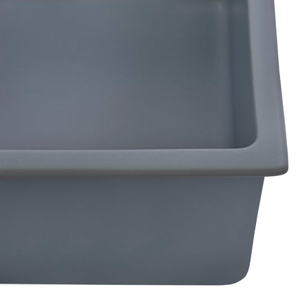 Ruvati 30-inch Fireclay Undermount / Drop-in Topmount Kitchen Sink Single Bowl - Blue- RVL3030LU Ruvati