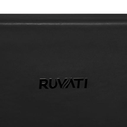 Ruvati 30-inch Matte Black and Brushed Gold Fireclay Modern Farmhouse Kitchen Sink Single Bowl - RVL4018GRG Ruvati
