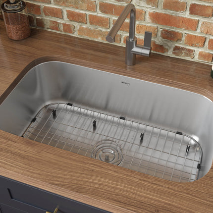 Ruvati 32-inch Undermount 16 Gauge Stainless Steel Kitchen Sink Single Bowl - RVM4200 Ruvati