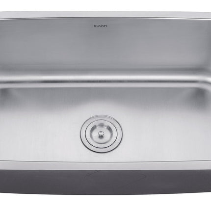 Ruvati 32-inch Undermount 16 Gauge Stainless Steel Kitchen Sink Single Bowl - RVM4200 Ruvati