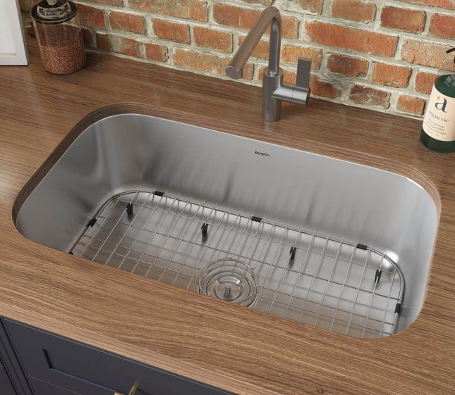 Ruvati 30-inch Undermount 16 Gauge Stainless Steel Kitchen Sink Single Bowl - RVM4250 Ruvati