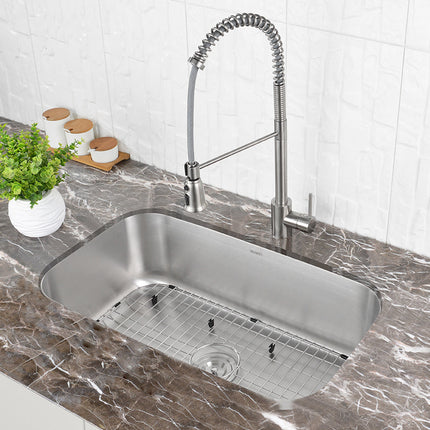 Ruvati 30-inch Undermount 16 Gauge Stainless Steel Kitchen Sink Single Bowl - RVM4250 Ruvati