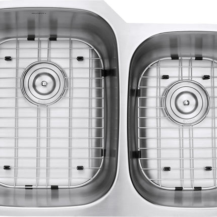 Ruvati 32-inch Undermount 60/40 Double Bowl 16 Gauge Stainless Steel Kitchen Sink - RVM4310 Ruvati