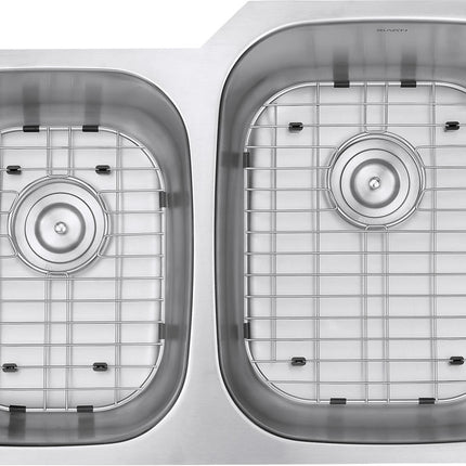 Ruvati 32-inch Undermount 40/60 Double Bowl 16 Gauge Stainless Steel Kitchen Sink - RVM4315 Ruvati