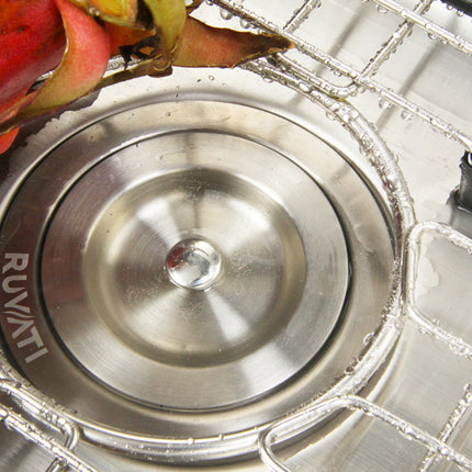 Ruvati 32-inch Undermount 40/60 Double Bowl 16 Gauge Stainless Steel Kitchen Sink - RVM4315 Ruvati