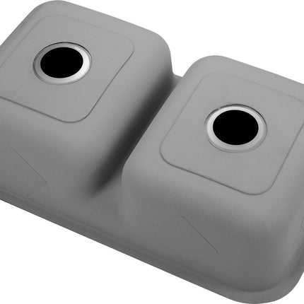 Ruvati 32-inch Low-Divide 50/50 Double Bowl Undermount 16 Gauge Stainless Steel Kitchen Sink - RVM4350 Ruvati