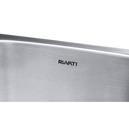 Ruvati 29-inch Undermount 40/60 Double Bowl 16 Gauge Stainless Steel Kitchen Sink - RVM4505 Ruvati
