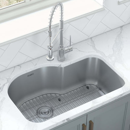 Ruvati RVM4700 Undermount 16 Gauge 32" Kitchen Sink Single Bowl Ruvati